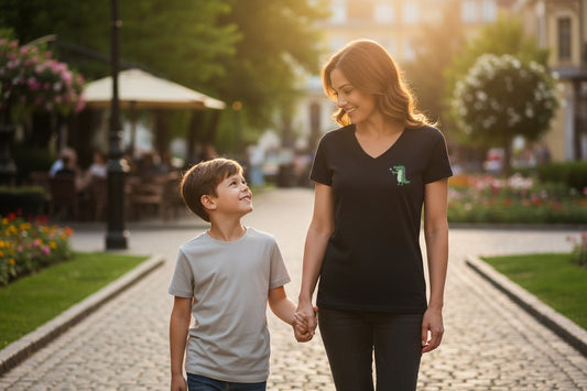 Playera Mujer, personalizada con dibujo de tu hijo